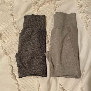 **SOLD** Gymshark Grey Flex Short Set